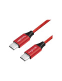 LogiLink USB 2.0 USB-kabel 30cm Rød