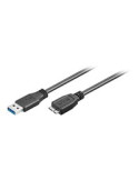 goobay USB 3.0 USB-kabel 50cm Sort