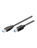 goobay USB 3.0 USB-kabel 25cm Sort