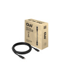 Club 3D CAC-1529 USB-C forlængerkabel 2m Sort