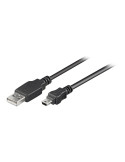 Goobay USB A til Mini USB-B 5pins 0,15m sort