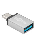 Goobay USB-C adapter - USB 3.0 A port sølv