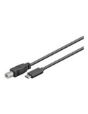 goobay USB 2.0 USB Type-C kabel 1m Sort