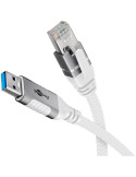 Goobay USB 3.0 til RJ45 netværksadapter 1 m CAT6 1 Gbit/s Hvid