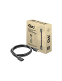 Club 3D CAC-1322 HDMI 2.1 forlængerkabel 1 m Sort