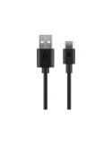 goobay USB 2.0 USB Type-C kabel 10cm Sort