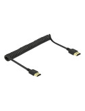 DeLOCK HDMI han -> HDMI han 1.5 m Sort