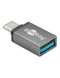 goobay USB 3.0 USB-C adapter Grå