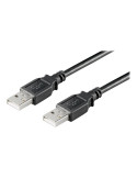 goobay USB 2.0 USB-kabel 1.8m Sort