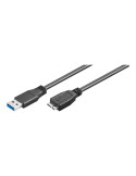 goobay USB 3.0 USB-kabel 3m Sort