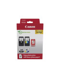 Canon PG-560/CL-561 Photo Value Pack Sort Farve (cyan, magenta, gul) Blækpatron/papirsæt