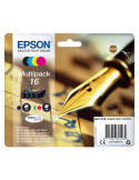 Epson 16 Multipack Sort Gul Cyan Magenta Blæk C13T16264012