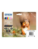 Epson Multipack 378 Sort Gul Cyan Magenta Lys magenta Lys cyan Blæk C13T37884010