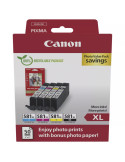 Canon CLI 581XL C/M/Y/BK Photo Value Pack Sort Gul Cyan Magenta Blækbeholder / papirsæt