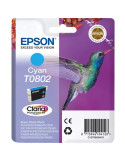 Epson T0802 Cyan Blæk C13T08024011