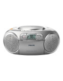 Philips AZ127 Boombox Sølv