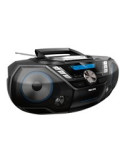 Philips CD Soundmachine AZB798T Boombox Sort Sølv