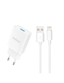 Dudao A4EU Adapter 10Watt 1xUSB-A (USB-A to Lightning cable included)