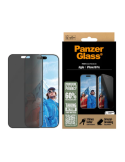 PanzerGlass Privacy Screen Protector Apple iPhone 16 Pro 6.3" | Ultra-Wide Fit