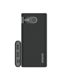 Dudao powerbank 10000 mAh 2x USB / USB Type C / micro USB 2 A with LED screen black (K9Pro-02)