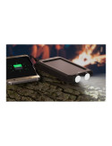 goobay Outdoor PowerBank 8.0 Solarstrømbank 8000mAh Sort