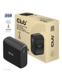 Club3D CAC-1908EU GAN Travel Adapter 100Watt USB-C PD Sort