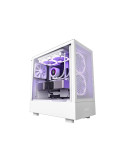 NZXT H series H5 Flow Tårn Udvidet ATX Ingen strømforsyning Hvid